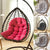80*116cm Hanging Egg Chair Cushion Only, Soft Hanging Basket Seat Cushion